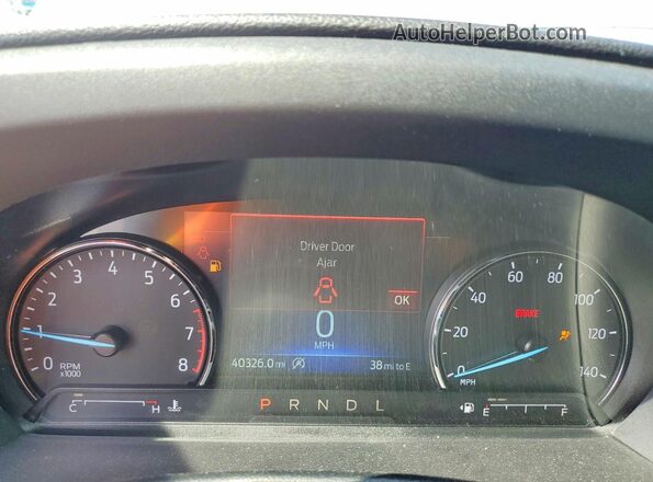 1FMSK7DH6PGC33180 2023 FORD EXPLORER Silver Вид щитка приладів