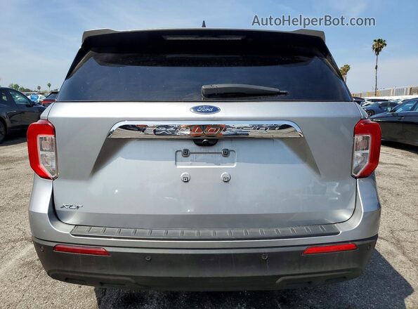 1FMSK7DH6PGC33180 2023 FORD EXPLORER Silver Вид ззаду
