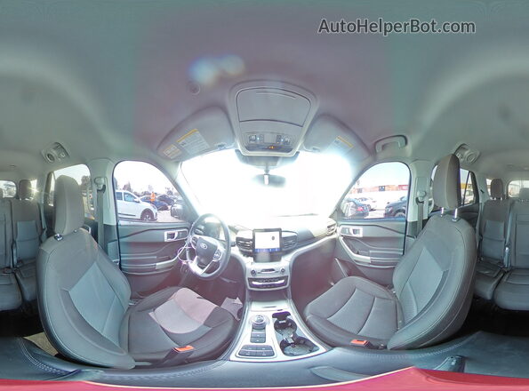 1FMSK7DH6PGC33180 2023 FORD EXPLORER Silver Панорамний вид салону 360°