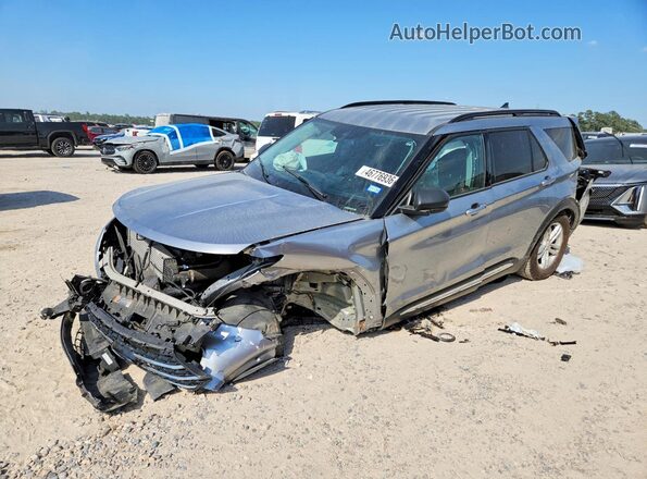 1FMSK7DH6RGA04761 2024 FORD EXPLORER Серебряный Передняя левая четверть