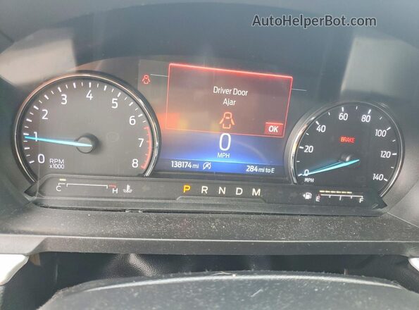 1FMSK7DH7LGC56896 2020 FORD EXPLORER Green ხელსაწყოთა პანელის ხედი