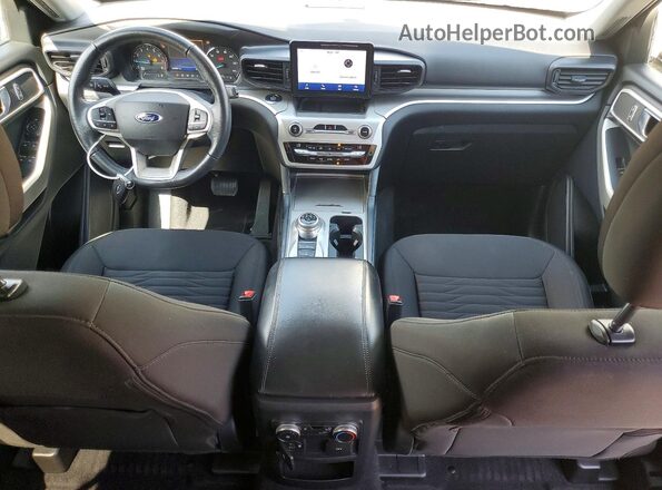 1FMSK7DH7MGA57347 2021 FORD EXPLORER Gray Vista del salpicadero