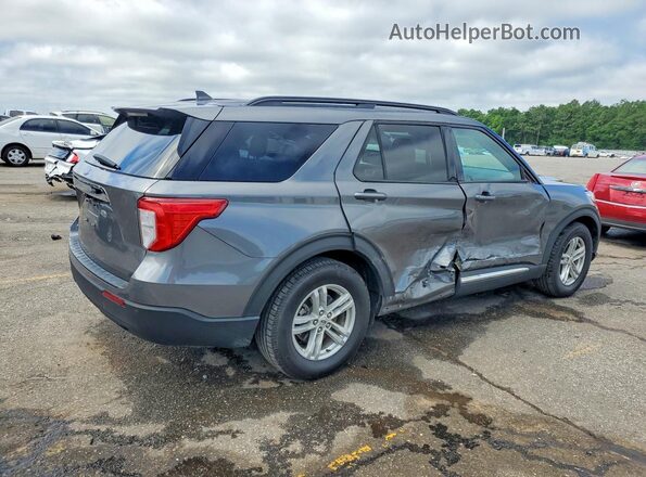 1FMSK7DH7MGA57347 2021 FORD EXPLORER Gray Trasero derecho