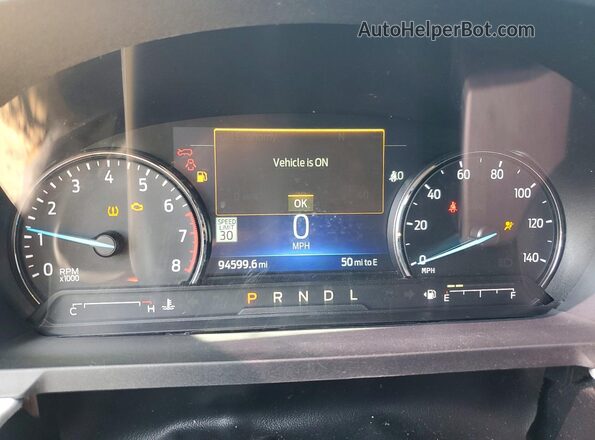 1FMSK7DH7MGB70358 2021 FORD EXPLORER Black Widok zestawu wskaźników