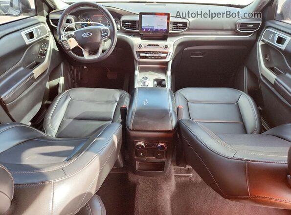 1FMSK7DH7MGC03780 2021 FORD EXPLORER Серый Вид панели приборов