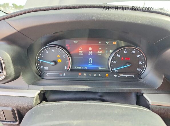 1FMSK7DH7MGC03780 2021 FORD EXPLORER Серый Вид щитка приборов