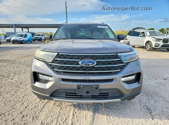 1FMSK7DH7MGC03780 2021 FORD EXPLORER Серый Вид спереди