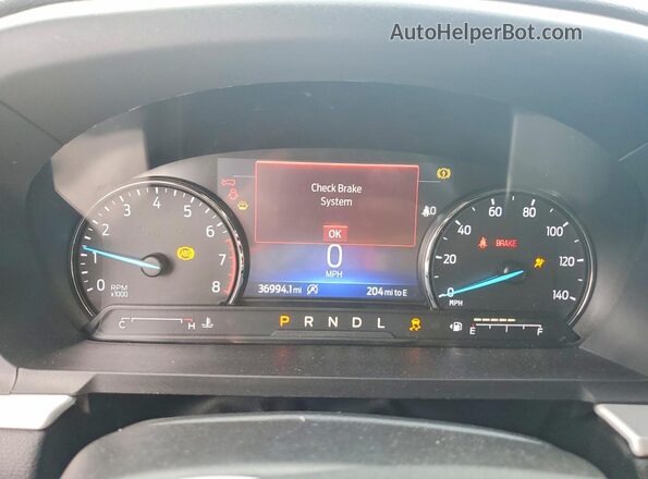 1FMSK7DH7PGB77041 2023 FORD EXPLORER Серый Вид щитка приборов