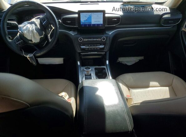 1FMSK7DH8LGA88296 2020 FORD EXPLORER White Widok deski rozdzielczej