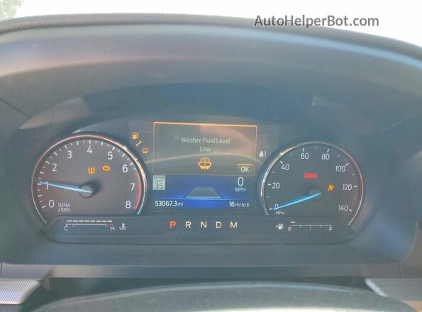 1FMSK7DH8LGA88296 2020 FORD EXPLORER White Widok zestawu wskaźników