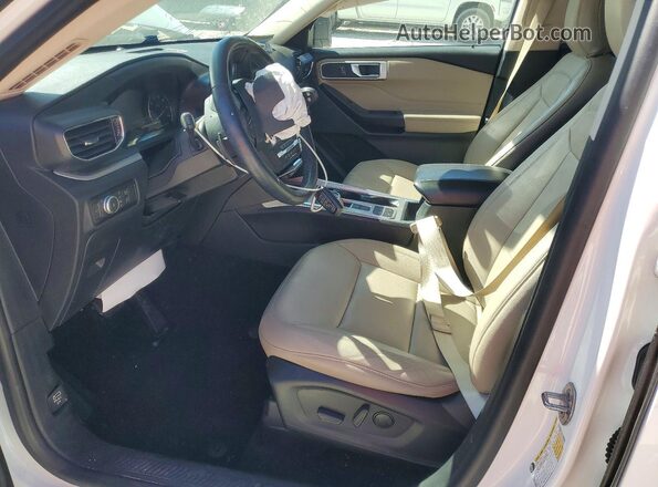 1FMSK7DH8LGA88296 2020 FORD EXPLORER White Widok wnętrza z przodu