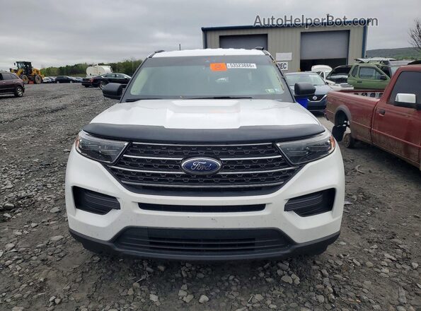 1FMSK7DH8LGC96047 2020 FORD EXPLORER White Widok z przodu