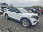 2020 Ford Explorer Xlt White vin: 1FMSK7DH8LGC96047