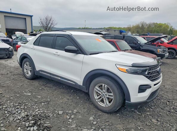 1FMSK7DH8LGC96047 2020 FORD EXPLORER White Przód prawy