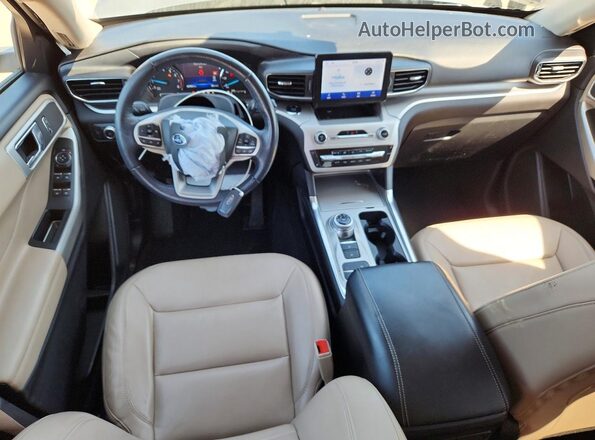 1FMSK7DH8NGA69184 2022 FORD EXPLORER Gray წინა პანელის ხედი