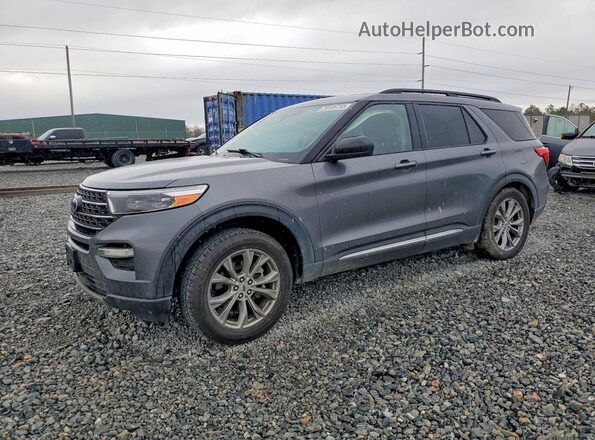 1FMSK7DH8NGA80704 2022 FORD FORD EXPLORER Серый Передняя левая четверть