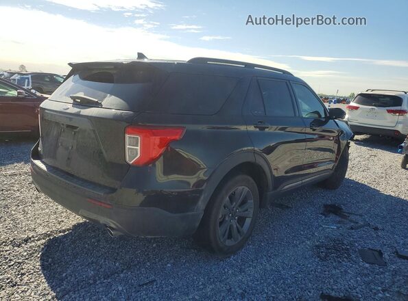 1FMSK7DH8NGC47238 2022 FORD EXPLORER Черный Задняя правая четверть