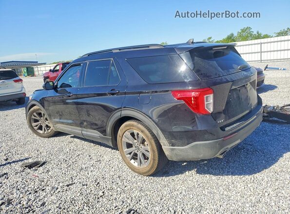 1FMSK7DH8NGC47238 2022 FORD EXPLORER Черный Задняя левая четверть