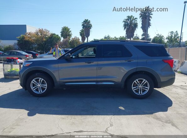 1FMSK7DH9MGC32066 2021 FORD FORD EXPLORER Серый Панорамный вид салона 360°
