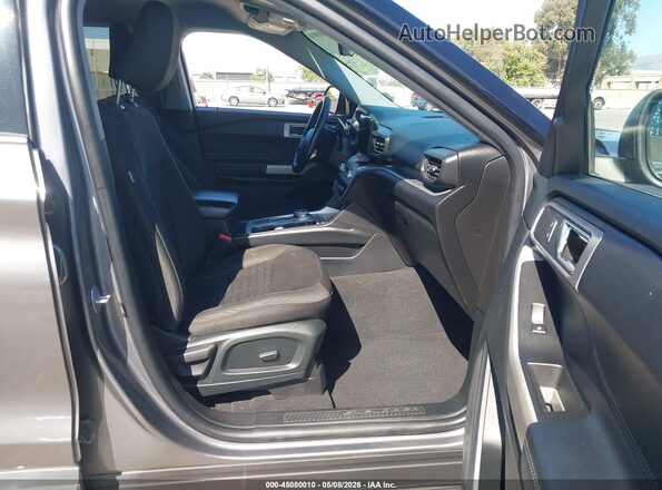 1FMSK7DH9MGC32066 2021 FORD FORD EXPLORER Серый Вид салона спереди
