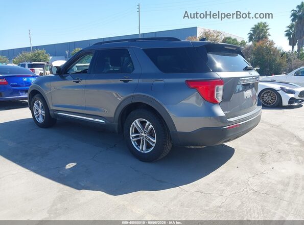1FMSK7DH9MGC32066 2021 FORD FORD EXPLORER Серый Задняя левая четверть