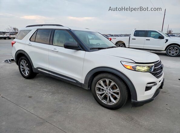 1FMSK7DH9PGC26207 2023 FORD EXPLORER Белый Передняя правая четверть