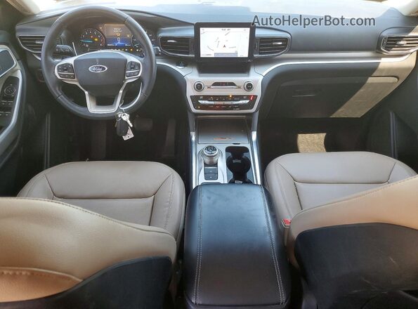 1FMSK7DHXLGD15441 2020 FORD EXPLORER Красный Вид панели приборов