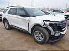 2022 Ford Explorer Xlt White vin: 1FMSK7DHXNGB34701