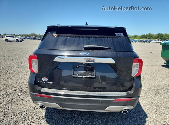 1FMSK7FH0MGC36441 2021 FORD EXPLORER Black Вид ззаду