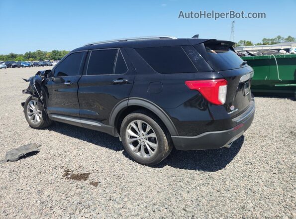 1FMSK7FH0MGC36441 2021 FORD EXPLORER Black Задня ліва чверть