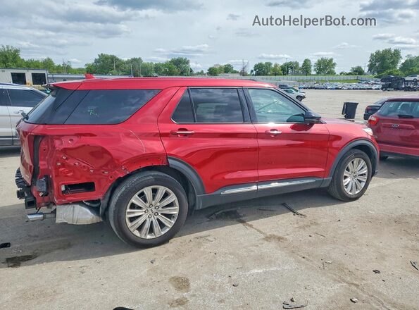 1FMSK7FH3LGB52600 2020 FORD EXPLORER Красный Задняя правая четверть