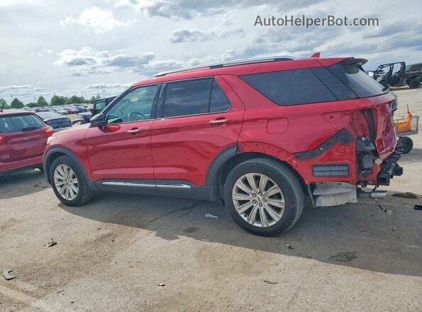 1FMSK7FH3LGB52600 2020 FORD EXPLORER Красный Задняя левая четверть