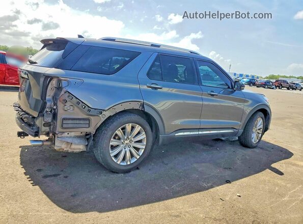 1FMSK7FH3MGA11530 2021 FORD EXPLORER Gray Tył prawy