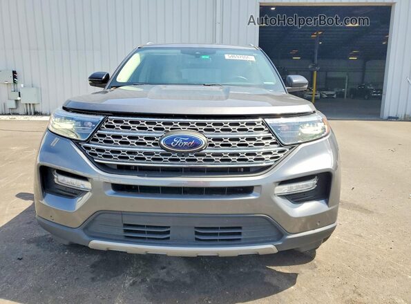 1FMSK7FH3MGA11530 2021 FORD EXPLORER Gray Widok z przodu