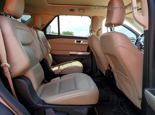 1FMSK7FH3MGA11530 2021 FORD EXPLORER Gray Widok wnętrza z tyłu