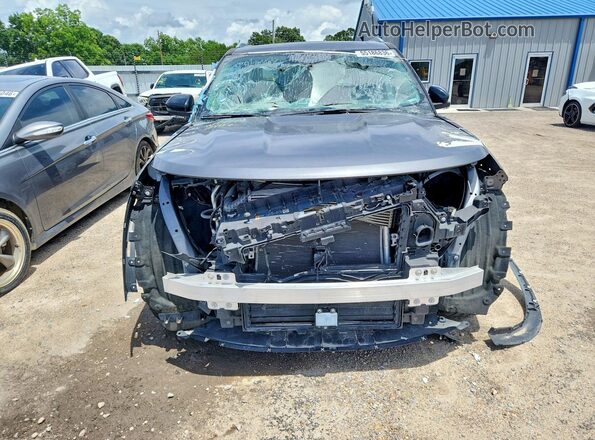1FMSK7FH3MGB03205 2021 FORD EXPLORER Gray Vista frontal