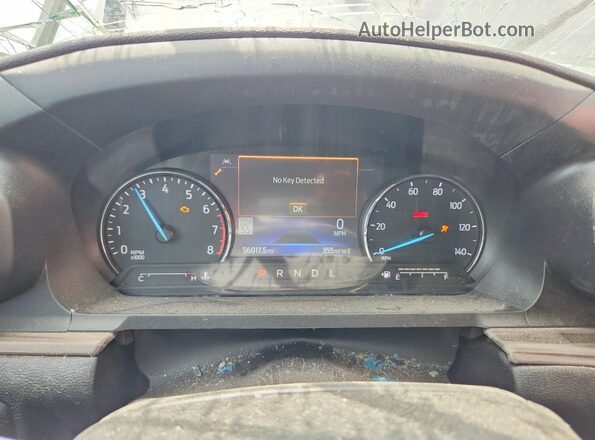 1FMSK7FH3MGB03205 2021 FORD EXPLORER Gray Vista del cuadro de instrumentos