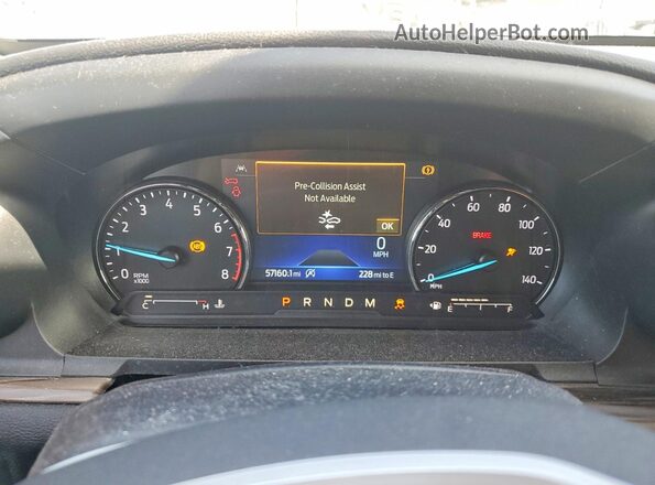1FMSK7FH5MGC14144 2021 FORD EXPLORER Gray Սարքավորումների վահանակի տեսք