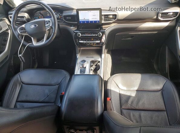 1FMSK7FH5MGC14144 2021 FORD EXPLORER Gray Առջևի վահանակի տեսք