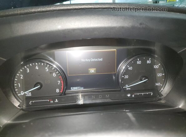 1FMSK7FH6LGC57020 2020 FORD FORD EXPLORER Black ხელსაწყოთა პანელის ხედი