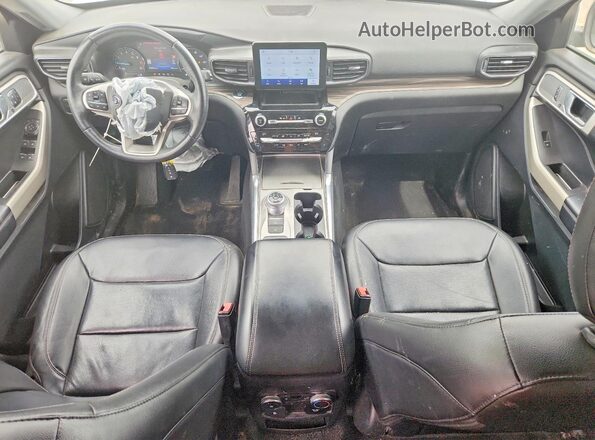 1FMSK7FH6MGA88182 2021 FORD EXPLORER Белый Вид панели приборов