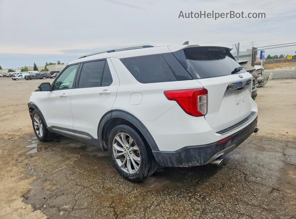 1FMSK7FH6MGA88182 2021 FORD EXPLORER Белый Задняя левая четверть