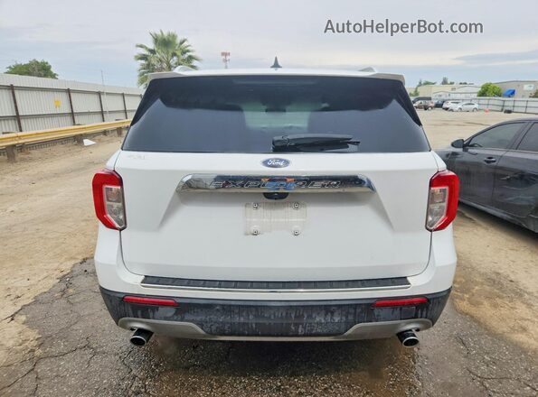 1FMSK7FH6MGA88182 2021 FORD EXPLORER Белый Вид сзади