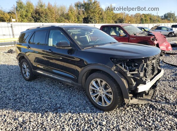 1FMSK7FH6NGA56706 2022 FORD EXPLORER Черный Передняя правая четверть