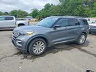 2022 Ford Explorer Limited Gray vin: 1FMSK7FH6NGC33383
