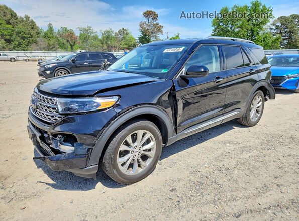1FMSK7FH6RGA29737 2024 FORD EXPLORER Черный Передняя левая четверть