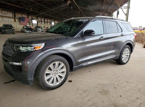 1FMSK7FH7LGB29465 2020 FORD EXPLORER Угольный Передняя левая четверть