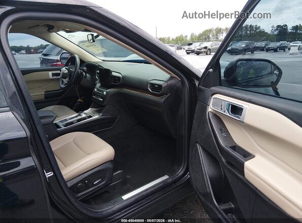 1FMSK7FH8LGA09979 2020 FORD FORD EXPLORER Black Widok wnętrza z przodu