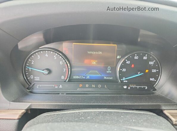 1FMSK7FH8MGA12155 2021 FORD FORD EXPLORER Серый Вид щитка приборов