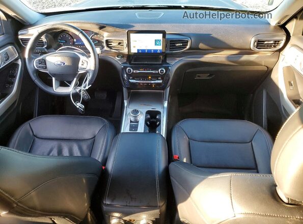 1FMSK7FH8MGA91875 2021 FORD EXPLORER Gray წინა პანელის ხედი